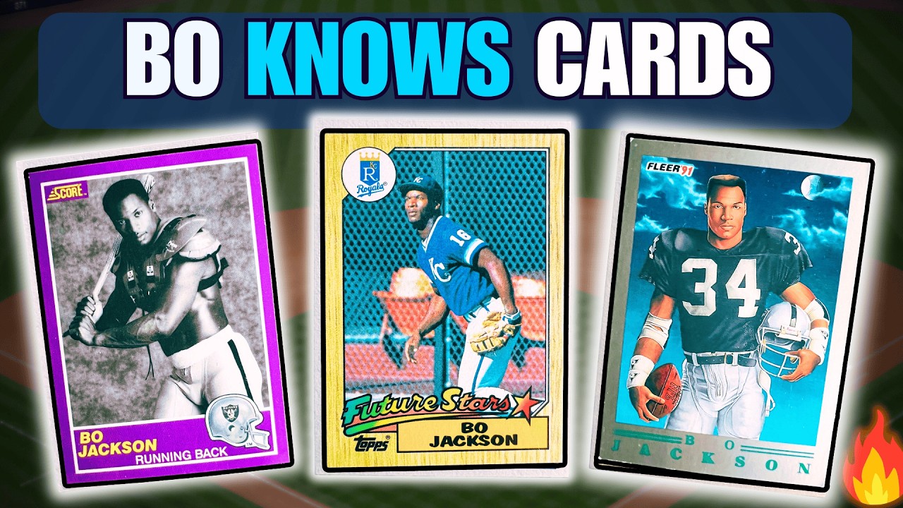 15 карточек Бо Джексона, которые ДОЛЖЕН иметь каждый коллекционер