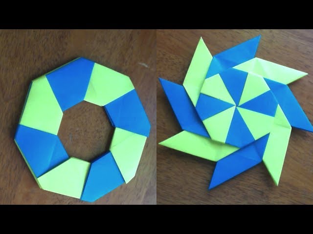 Tutorial Origami Rehilete Estrella Magica Que Se Transforma