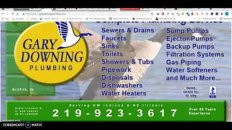 Gary Downing Plumbing | Website Review