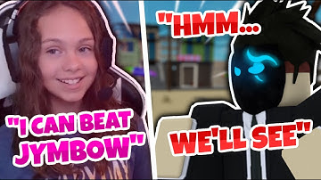 SHE CHALLENGED ME TO A 1v1 LIVE ON STREAM... (Roblox Arsenal)