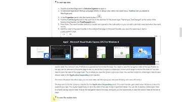 Windows 8 Development - Application Data