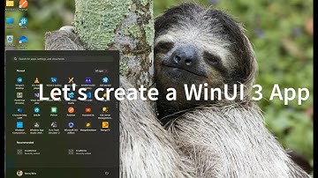 Create first WinUI3 App || MalluCoder