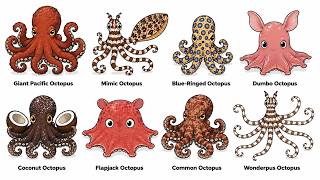 Every Octopus Explained in 9 Minutes: The Smartest, Deadliest Aliens of the Ocean