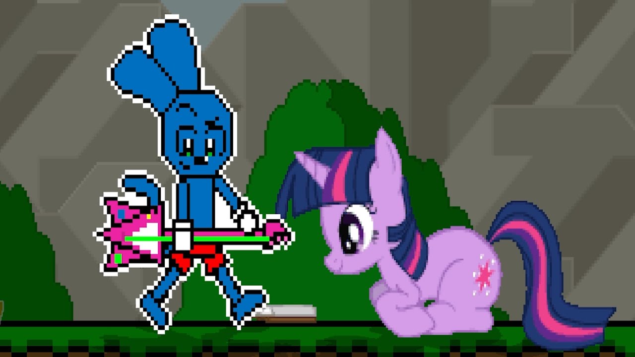 HILARIOUS RIGGY TEAM UP WITH RAGE MODE TWILIGHT SPARKLE AND DESTROY MUGENS IN  A SURVIVAL MATCH