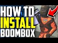 How to install custom boom box in lethal company how to add songs