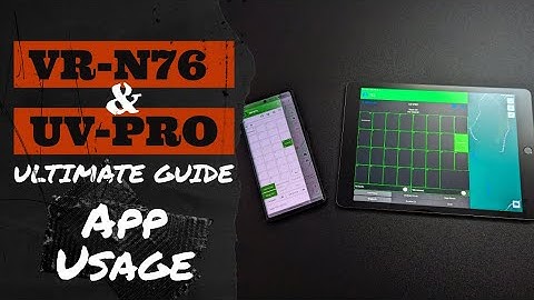 VR-N76 & UV-PRO | HT & UV Programmer Apps