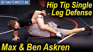 Hip Tip Single Leg Defense by Max & Ben Askren