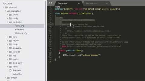 cara membuat view dan controllers baru di codeigniter