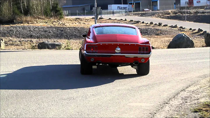 First test  drive  427 sideoiler mustang fb68