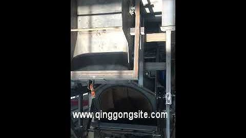 Rotating drum shot blast machine working videos