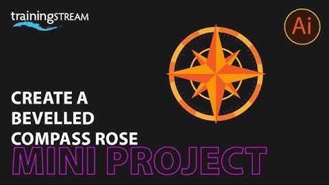 How to draw a compass rose star in Adobe Illustrator cc 2018 using the Star tool and the Rotate tool
