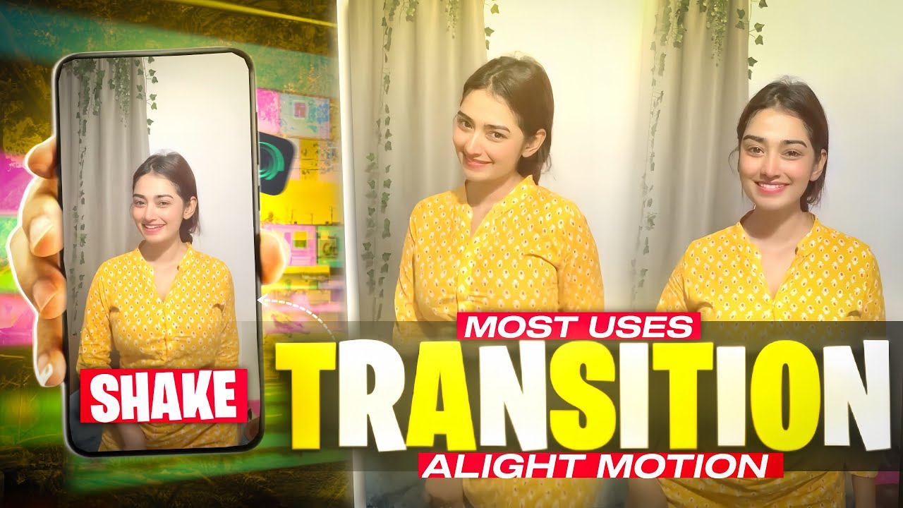 Most Uses Shake In Transition In Alight Motion | Full Tutorial Video ...