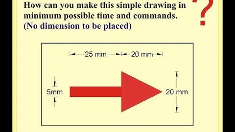 Creating Arrows with a Polyline in AutoCAD