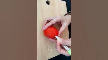 Cắt Tỉa Hoa Dưa Leo đơn giản - cucumber decorative art - cutting skills #shorts