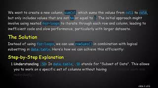Avoiding for-loops in data.table for Efficient Column Addition
