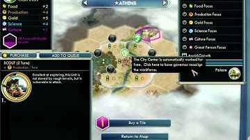Civilization V - How do I manage gold, good, culture, science production