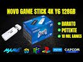 Novo Game Stick 4K Y6 do AliExpress Barato e Potente com Milhares de Jogos