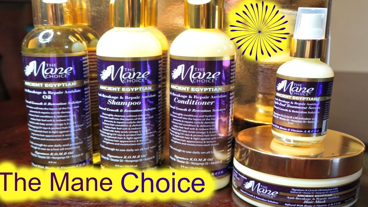 Mane Choice Egyptian Gold Line Review Demo Adriannemg Youtube