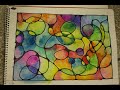 Neurographic Art | Watercolour | Colourful Easy Painting