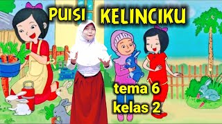 Puisi KELINCIKU-tema 6 kelas 2