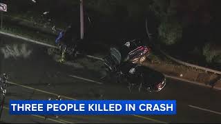 Crash in Montgomery County leaves 3 dead, 2 others injured