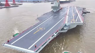 China's Fujian aircraft carrier begins sea trials