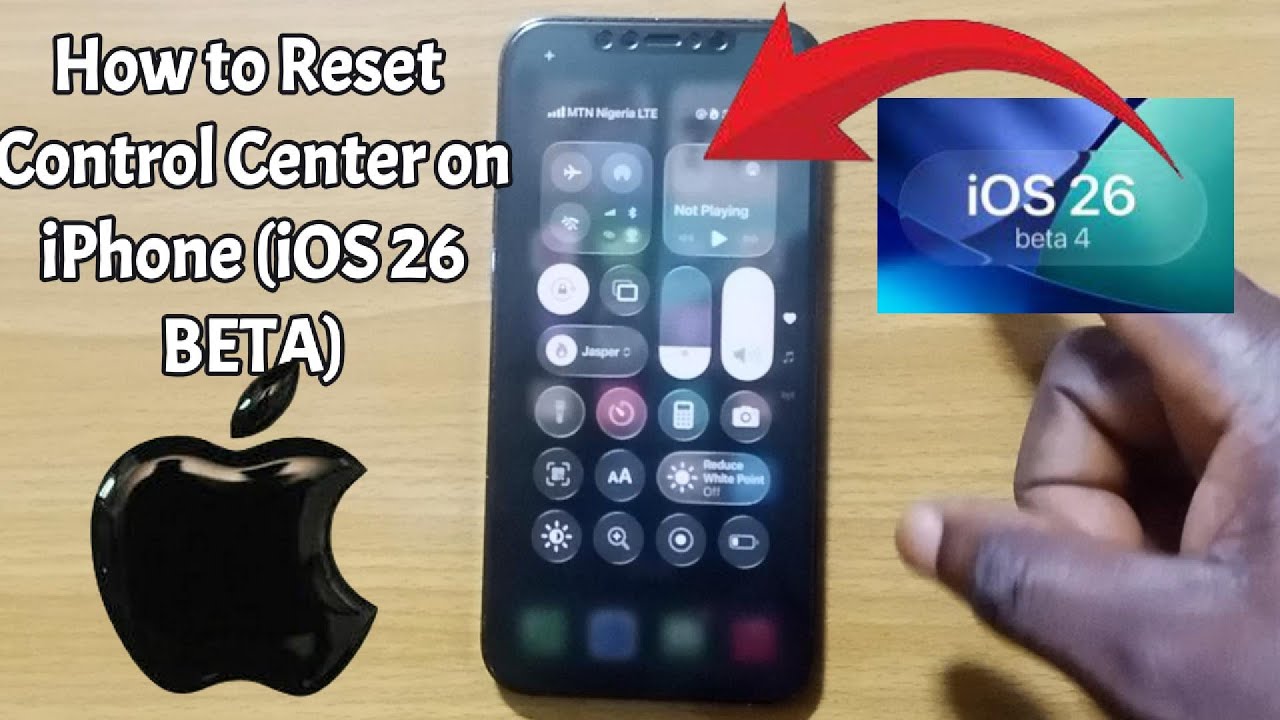 How to Reset and Customize Control Center on iPhone iOS 26 BETA