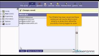 How to setup email filters in Horde