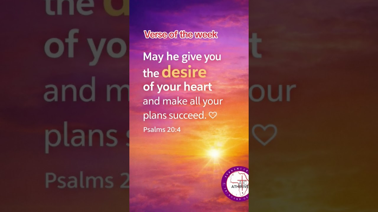 verse of the week psalms 20:4 