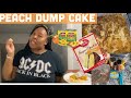 EASY Peach Cobbler Dump Cake