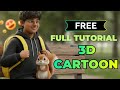 Full Tutorial - 3D Cartoon Video - Whisk + Grok #grokai #3dcartoon #facelesschannel 