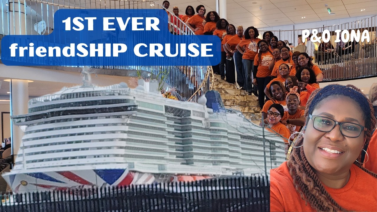 1ST EVER GROUP CRUISE ADVENTURE: EMBARKATION DAY VLOG // P&O IONA Cruise Ship// Part 1