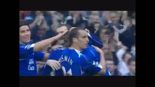 2005 - 2006 Season Everton 2 - 2 W B A