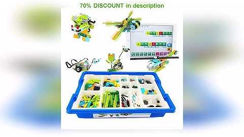 A must-have product! WeDo 2.0 Educational FunctionsParts Compatible 45300 Core Set Building Blocks