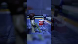 Lego Red barrel explosion