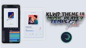 KLWP Theme UI Like Music Player Video Tutorial | Awesome Edits | Fake Music Player Video Tutorial