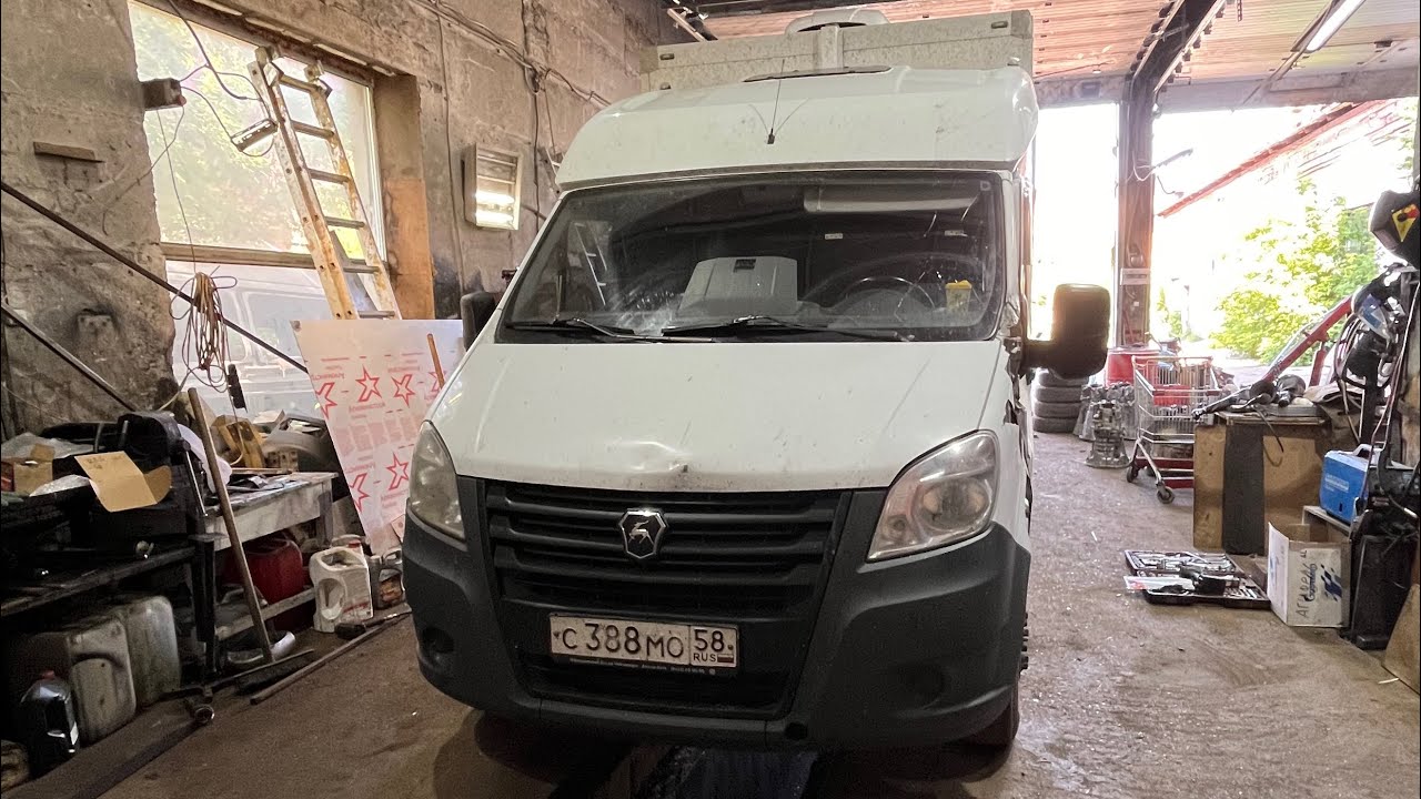Установили очередную МКПП 6-ст Мерседес Спринтер на Газель Некст с ...