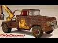 1963 Tonka Back Hoe Pickup Truck Restoration Badly Rusted Semi BackHoe Restore 1963 Tonka Back Hoe Pickup Truck Restoration Badly Rusted Semi BackHoe Restore