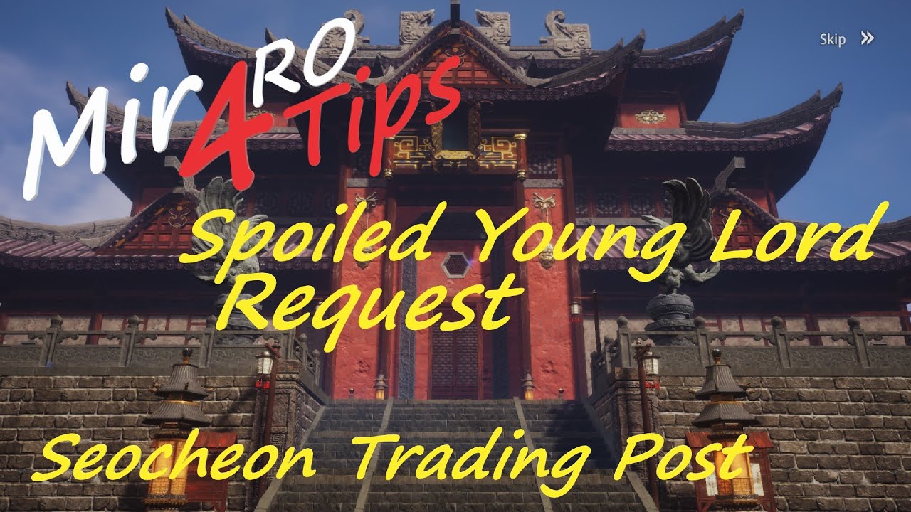 MIR4 Spoiled Young Lord Request Mir4RoTips