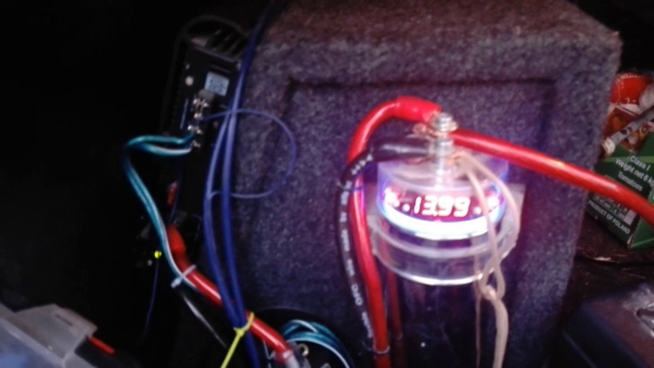 CRUNCH P2200 400 WATT + HIFONICS + POWER CAP Car Audio YouTube