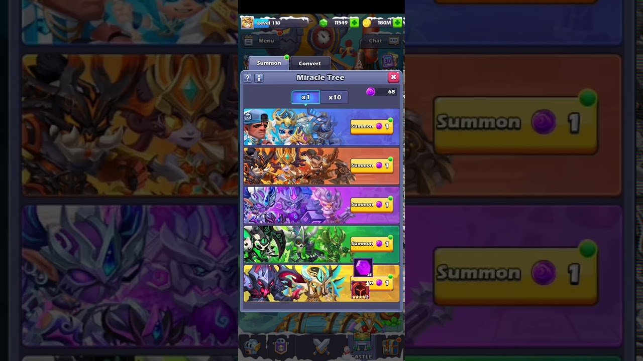 Taptap Heroes - Miracle Event - 100 Miracle Eyes Summon