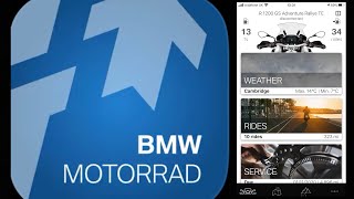 BMW Motorrad Connected app functionality & review screenshot 2