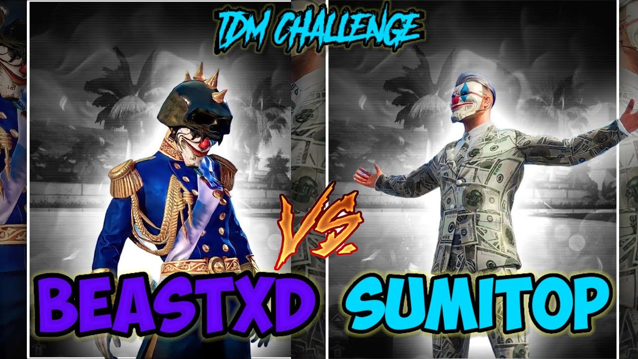 😍 BeastXD vs Sumit 1v1 | TDM CHALLENGE AGAINST T1 PLAYER
