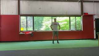 Double Shuffle to 1-leg Stick