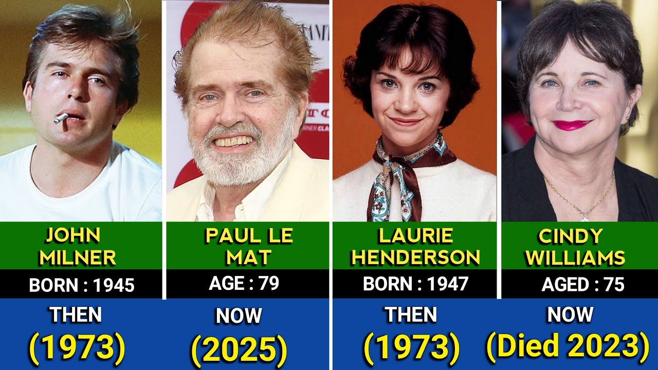 American Graffiti 1973 Cast Then And Now