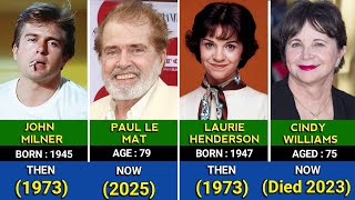 American Graffiti 1973 Cast Then And Now