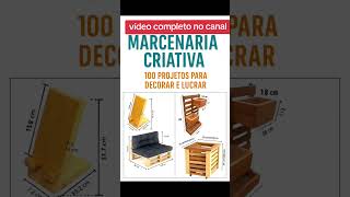 ideias para lucrar com madeira #amamosmarcenaria #diy #wood #palletprojects #woodscraft