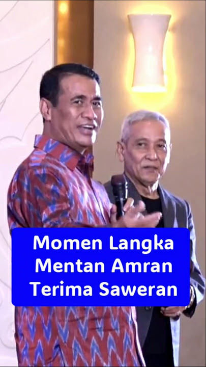 Duet of Minister of Agriculture Amran Sulaiman - Tommy J Pisa II at the City Border #mentan #tomm...