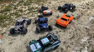 Big scale bash day. Some dbxl-e and some super baja rey’s