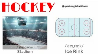 HOCKEY 🏑 🏒 in English _ VOCABULARY